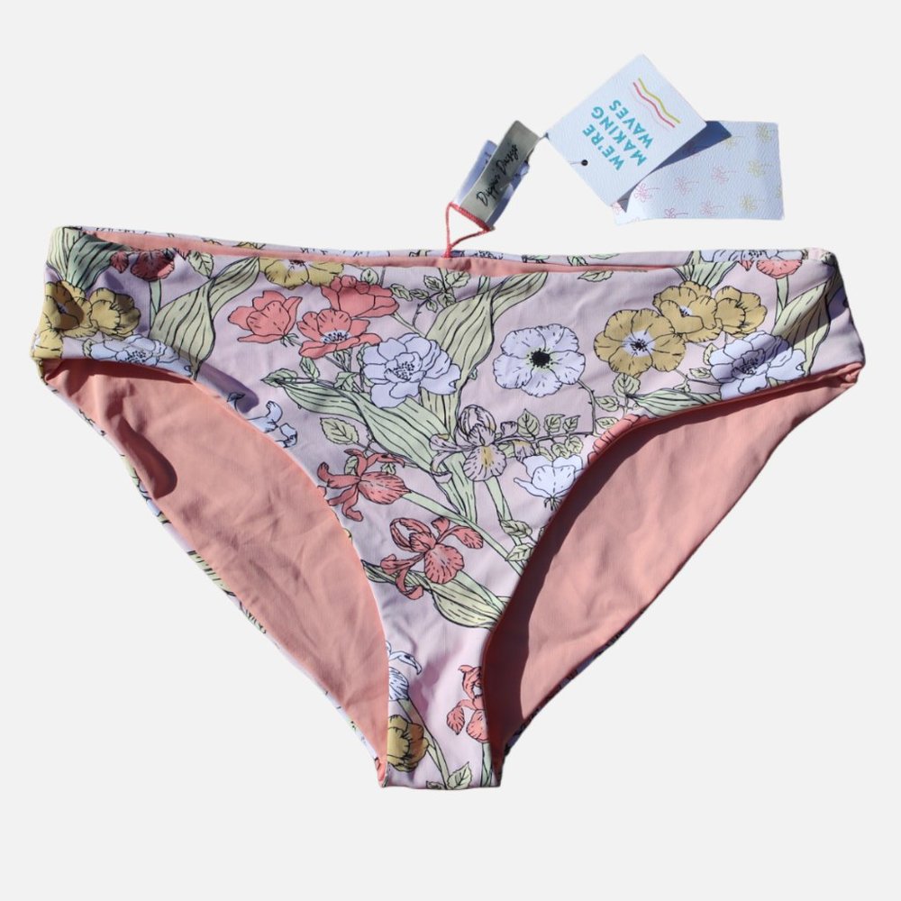 Dippin' Daisy's Vintage Bloom Siren Bikini Bottoms (L)